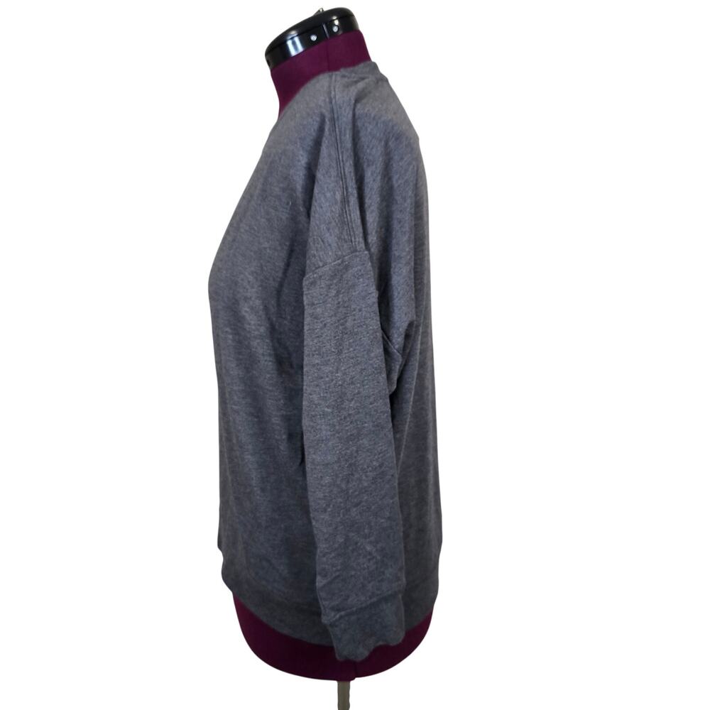 NEW NWT Women's Thread & Supply Gray Oversized Comfy Sweatshirt | Size Small - Picture 2 of 10